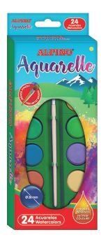 Alpino Balenie 24 farieb Aquarelle Alpino