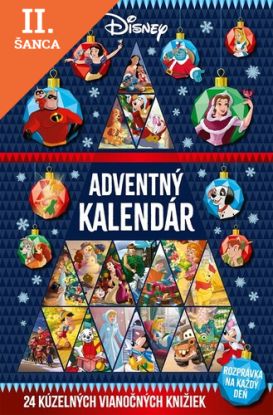 Lacná kniha Disney: Adventný kalendár - 24 kúzelných vianočných knižiek