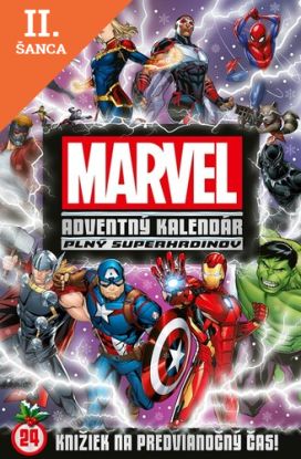 Lacná kniha Marvel: Adventný kalendár plný superhrdinov