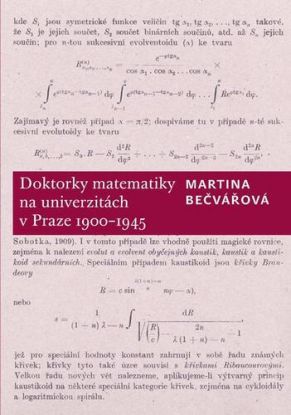 Doktorky matematiky na univerzitách v Praze 1900–1945