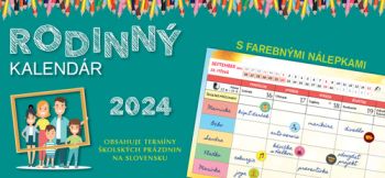 Stolový kalendár Rodinný kalendár 2024