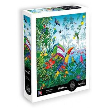 Puzzle Tropická záhrada 1000 (Jardin tropical - Peggy Nille)