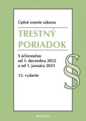 Trestný poriadok Úzz, 12. vydanie, 2022