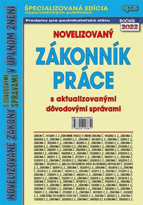 Novelizovaný zákoník práce 21/2022