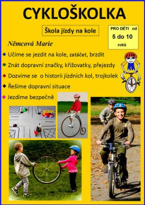 Cykloškolka Škola jízdy na kole