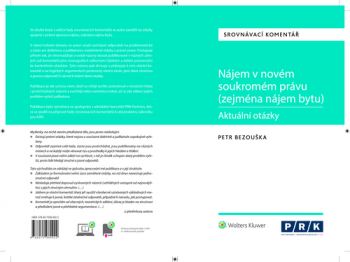 Nájem v novém soukromém právu (zejména nájem bytu) - aktuální otázky. Srovnávací komentář