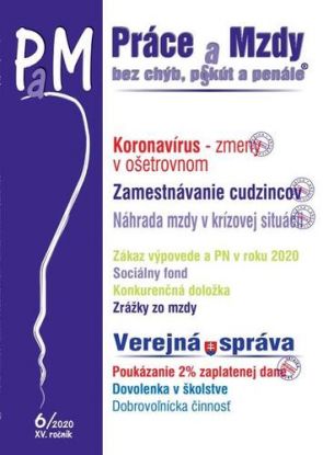 Práce a Mzdy (PaM) 6/2020