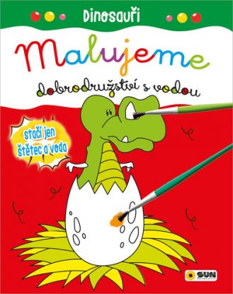 Malujeme dobrodružství s vodou: Dinosauři