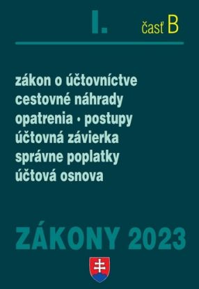 Zákony 2023 I. B – Účtovné zákony