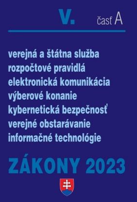 Zákony 2023 V. A - Verejná správa