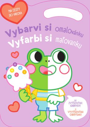 Vybarvi si omalovánku Žába/Vyfarbi si maľovanku Žabka