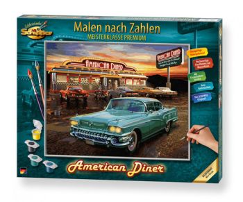 Maľovanie podľa čísel American Diner (40x50 cm) Schipper