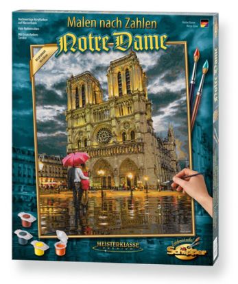 Maľovanie podľa čísel Katedrála Notre-Dame v Paríži (40x50 cm) Schipper
