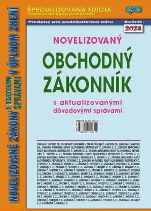 Novelizovaný obchodný zákonník 3/2023