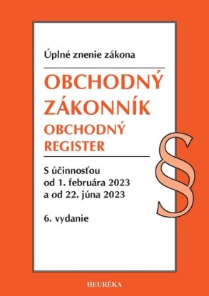 Obchodný zákonník, Obchodný register. Úzz, 6. vydanie 2/2022