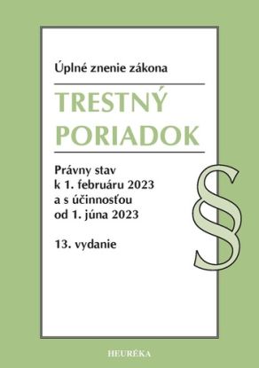 Trestný poriadok. Úzz, 13. vydanie 2/2023