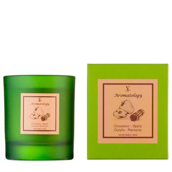 Vila Hermanos Aromathologie CANELA-MANZANA vonná sviečka 190g