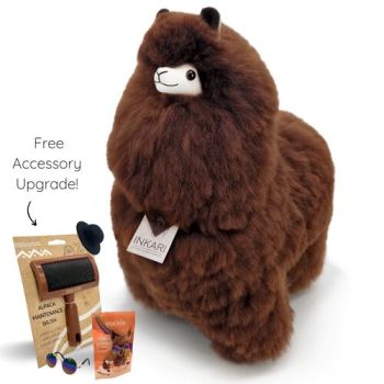 Plyšová hračka Alpaca LARGE – WALNUT