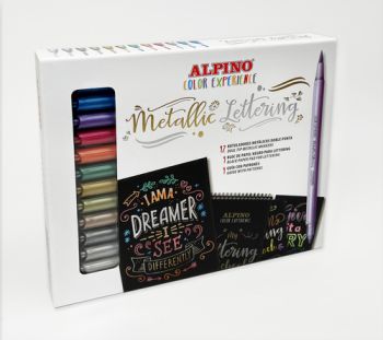Alpino Color Experience metalický set na ručné písmo