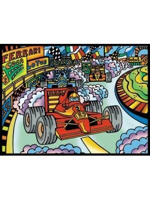 Colorvelvet zamatový obrázok Formula 1 A4