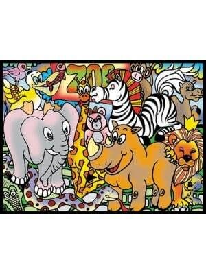 Colorvelvet zamatový obrázok ZOO A4