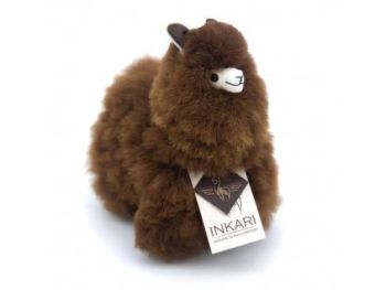 Plyšová hračka Alpaca SMALL – CHOCO CREAM