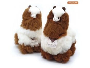 Plyšová hračka Alpaca MEDIUM - LATTE MACHIATO