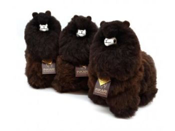 Plyšová hračka Alpaca MEDIUM – CACAO