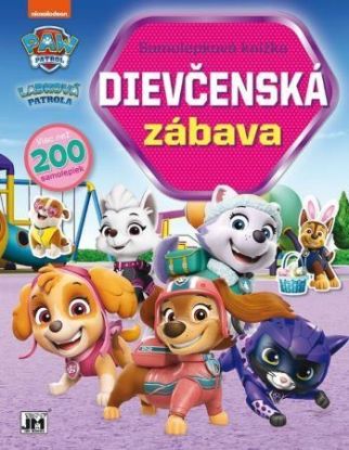 Labková patrola - Samolepková knižka - dievčenská zábava
