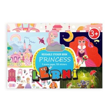 Nálepky na opätovné použitie: Princezné a víly