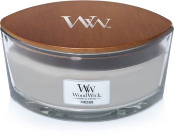WoodWick sviečka loď Fireside