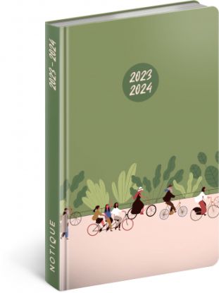 18mesačný diár Petito Na bicykli 2023/2024, 11x17cm