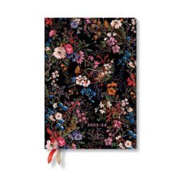 18 mesačný Diár Paperblanks 2023/24 Floralia Midi HOR