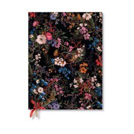 18 mesačný Diár Paperblanks 2023/24 Floralia Ultra VER