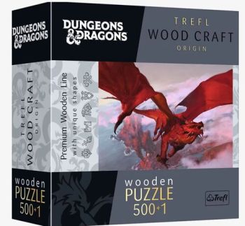 Drevené puzzle 500+1 - Dungeons & Dragons - Staroveký červený drak