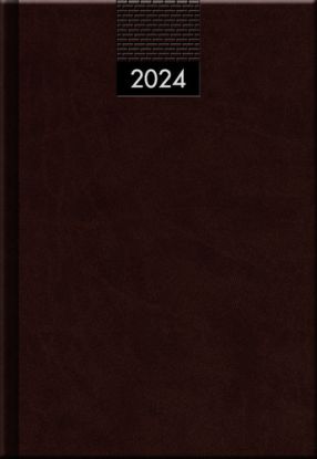 Denný diár VENETIA hnedý 2024