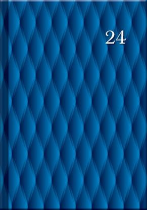Denný diár PRINT Blue 2024