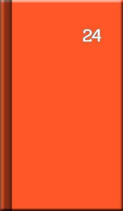 Mini diár PRINT Neon oranžový 2024