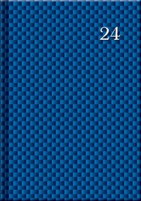 Pracovný diár PRINT Blue 2024