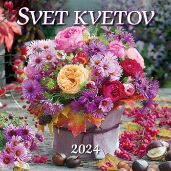 Nástenný kalendár Svet kvetov 2024