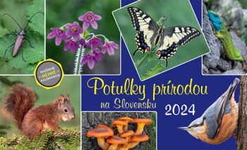 Stolový kalendár Potulky prírodou na Slovensku 2024