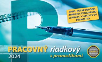 Stolový kalendár Pracovný kalendár riadkový 2024