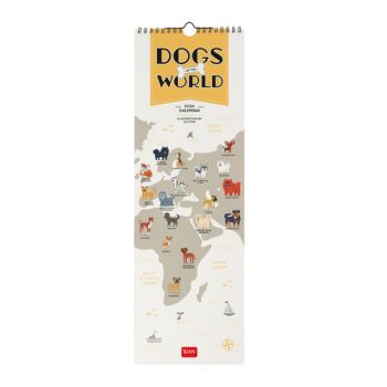Legami Nástenný kalendár Psi sveta 2024
