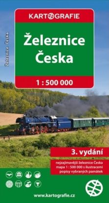 Železnice Česka 1:500 000, 3. vydání