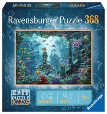 Exit KIDS Puzzle: Potopená Atlantída 368 Ravensburger