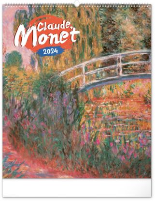 Nástenný kalendár Claude Monet 2024, 48 × 56 cm