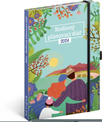 Rodinný diár – pomocník všetkých rodičov 2024, 15 × 21 cm