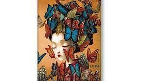 Diár 2024 Madame Butterfly Mini HOR Paperblanks