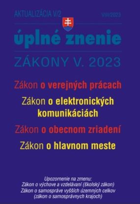 Aktualizácia V/2 2023 - štátna služba
