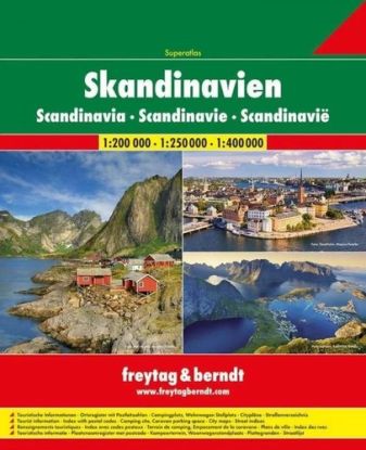 Škandinávia 1: 250 000/ 1: 400 000 autoatlas